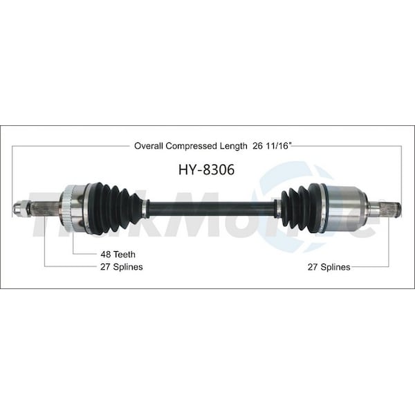 Surtrack Axle Cv Axle Shaft, Hy-8306 HY-8306 - main
